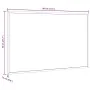 Pizarra blanca magnética con marco de madera de pino 80x55 cm von , Notiz Bretter - Ref: Foro24-4017406, Preis: 38,49 €, Raba...
