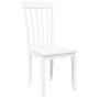 Sillas de comedor 2 unidades madera maciza de caucho blanco von , Essstühle - Ref: Foro24-4102393, Preis: 100,54 €, Rabatt: %