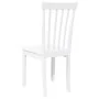 Sillas de comedor 2 unidades madera maciza de caucho blanco von , Essstühle - Ref: Foro24-4102393, Preis: 100,54 €, Rabatt: %
