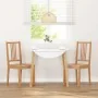 Sillas de comedor 2 uds madera maciza natural caucho von , Essstühle - Ref: Foro24-4102398, Preis: 107,29 €, Rabatt: %