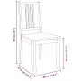 Sillas de comedor 2 uds madera maciza natural caucho von , Essstühle - Ref: Foro24-4102398, Preis: 107,29 €, Rabatt: %