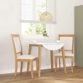Sillas de comedor con cojines 2uds madera maciza natural caucho by , dining chairs - Ref: Foro24-4102488, Price: 175,32 €, Di...