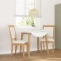 Sillas de comedor con cojines 2uds madera maciza natural caucho von , Essstühle - Ref: Foro24-4102488, Preis: 175,32 €, Rabat...