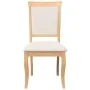 Sillas de comedor con cojines 2uds madera maciza natural caucho von , Essstühle - Ref: Foro24-4102488, Preis: 175,32 €, Rabat...