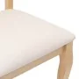 Sillas de comedor con cojines 2uds madera maciza natural caucho von , Essstühle - Ref: Foro24-4102488, Preis: 175,32 €, Rabat...