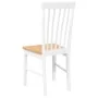 Sillas de comedor 2 unidades madera maciza de caucho blanco by , dining chairs - Ref: Foro24-4102504, Price: 122,36 €, Discou...