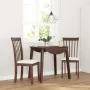 Sillas de comedor con cojines 2 uds madera maciza marrón caucho von , Essstühle - Ref: Foro24-4102387, Preis: 99,24 €, Rabatt: %