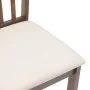 Sillas de comedor con cojines 2 uds madera maciza marrón caucho von , Essstühle - Ref: Foro24-4102387, Preis: 99,24 €, Rabatt: %