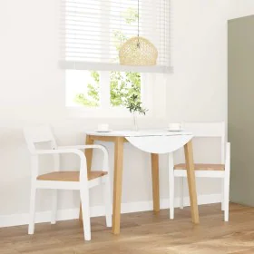 Sillas de comedor 2 unidades madera maciza de caucho blanco von , Essstühle - Ref: Foro24-4102512, Preis: 173,22 €, Rabatt: %