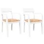 Sillas de comedor 2 unidades madera maciza de caucho blanco von , Essstühle - Ref: Foro24-4102512, Preis: 173,22 €, Rabatt: %