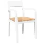 Sillas de comedor 2 unidades madera maciza de caucho blanco von , Essstühle - Ref: Foro24-4102512, Preis: 173,22 €, Rabatt: %
