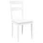 Sillas de comedor 2 unidades madera maciza de caucho blanco von , Essstühle - Ref: Foro24-4102385, Preis: 98,14 €, Rabatt: %