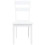Sillas de comedor 2 unidades madera maciza de caucho blanco von , Essstühle - Ref: Foro24-4102385, Preis: 98,14 €, Rabatt: %