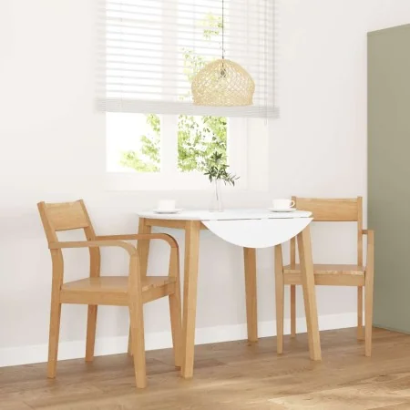Sillas de comedor 2 uds madera maciza natural caucho by , dining chairs - Ref: Foro24-4102510, Price: 173,77 €, Discount: %