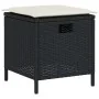 Set de sofás de jardín en forma de L con cojines 6 pzas negro by , Garden sets - Ref: Foro24-3213540, Price: 519,65 €, Discou...