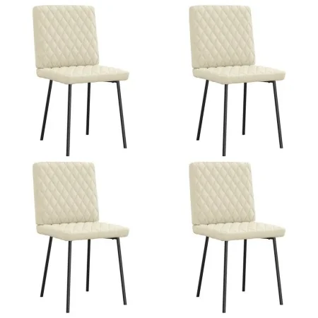 Sillas de comedor 4 unidades cuero sintético color crema von , Essstühle - Ref: Foro24-3315214, Preis: 168,59 €, Rabatt: %