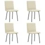 Sillas de comedor 4 unidades cuero sintético color crema von , Essstühle - Ref: Foro24-3315214, Preis: 168,59 €, Rabatt: %