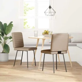 Sillas de comedor 2 unidades cuero sintético color capuchino von , Essstühle - Ref: Foro24-4101170, Preis: 86,96 €, Rabatt: %