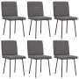 Sillas de comedor 6 unidades cuero sintético gris by , dining chairs - Ref: Foro24-3315538, Price: 251,05 €, Discount: %