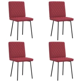 Sillas comedor 4 unidades cuero sintético rojo tinto von , Essstühle - Ref: Foro24-3315216, Preis: 168,59 €, Rabatt: %
