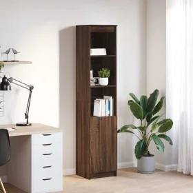 Aparador alto roble marrón 37,5x35x180 cm madera de ingeniería by , Sideboards - Ref: Foro24-861676, Price: 85,58 €, Discount: %