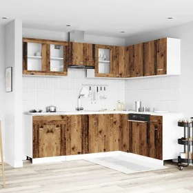 Mueble de cocina 11 piezas madera contrachapada madera vieja von , Küchenschränke - Ref: Foro24-3328575, Preis: 640,62 €, Rab...