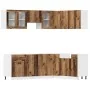 Mueble de cocina 11 piezas madera contrachapada madera vieja by , Kitchen cabinets - Ref: Foro24-3328575, Price: 640,62 €, Di...