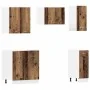 Mueble de cocina 11 piezas madera contrachapada madera vieja by , Kitchen cabinets - Ref: Foro24-3328575, Price: 640,62 €, Di...