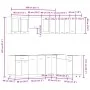 Mueble de cocina 11 piezas madera contrachapada madera vieja by , Kitchen cabinets - Ref: Foro24-3328575, Price: 640,62 €, Di...
