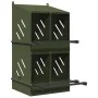Nido para gallinas con 4 compartimentos de metal verde oliva by , Cages and habitats for small animals - Ref: Foro24-864353, ...
