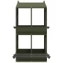 Nido para gallinas con 4 compartimentos de metal verde oliva by , Cages and habitats for small animals - Ref: Foro24-864353, ...