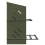 Nido para gallinas con 4 compartimentos de metal verde oliva by , Cages and habitats for small animals - Ref: Foro24-864353, ...