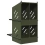 Nido para gallinas con 4 compartimentos de metal verde oliva by , Cages and habitats for small animals - Ref: Foro24-864353, ...