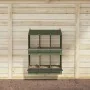 Nido para gallinas con 6 compartimentos de metal verde oliva by , Cages and habitats for small animals - Ref: Foro24-864351, ...