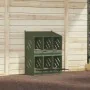 Nido para gallinas con 6 compartimentos de metal verde oliva by , Cages and habitats for small animals - Ref: Foro24-864351, ...