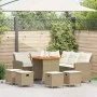 Juego de sofás de jardín en forma de L con cojines 6 pzas beige by , Garden sets - Ref: Foro24-3213542, Price: 533,56 €, Disc...