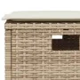 Juego de sofás de jardín en forma de L con cojines 6 pzas beige by , Garden sets - Ref: Foro24-3213542, Price: 533,56 €, Disc...