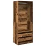 Armario de madera de ingeniería madera envejecida 80x50x200 cm von , Kleiderschränke - Ref: Foro24-3307754, Preis: 134,95 €, ...
