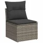 Set sofás jardín y cojines 7 pzas ratán sintético acacia gris by , Garden sets - Ref: Foro24-3327560, Price: 524,72 €, Discou...