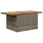 Set sofás jardín y cojines 7 pzas ratán sintético acacia gris by , Garden sets - Ref: Foro24-3327560, Price: 524,72 €, Discou...