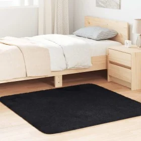 Alfombra peluda de pelo largo NAVARRA negra 120x120cm poliéster by , Rugs - Ref: Foro24-4102862, Price: 28,73 €, Discount: %
