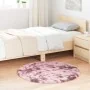 Alfombra de pelo largo NAVARRA rosa polvoriento 100x100 cm by , Rugs - Ref: Foro24-4102897, Price: 21,27 €, Discount: %