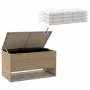 Cojines para exterior beige 100x55x55,5 cm ratán sintético by , Outdoor storage boxes - Ref: Foro24-4104144, Price: 143,70 €,...