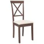 Sillas de comedor con cojines 2 uds madera maciza marrón caucho von , Essstühle - Ref: Foro24-4102401, Preis: 114,96 €, Rabat...