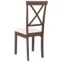 Sillas de comedor con cojines 2 uds madera maciza marrón caucho von , Essstühle - Ref: Foro24-4102401, Preis: 114,96 €, Rabat...