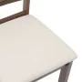Sillas de comedor con cojines 2 uds madera maciza marrón caucho von , Essstühle - Ref: Foro24-4102401, Preis: 114,96 €, Rabat...