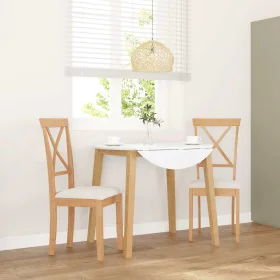 Sillas de comedor con cojines 2 uds madera maciza caucho von , Essstühle - Ref: Foro24-4102403, Preis: 114,96 €, Rabatt: %
