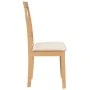 Sillas de comedor con cojines 2 uds madera maciza caucho by , dining chairs - Ref: Foro24-4102403, Price: 114,96 €, Discount: %