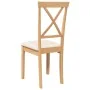 Sillas de comedor con cojines 2 uds madera maciza caucho by , dining chairs - Ref: Foro24-4102403, Price: 114,96 €, Discount: %
