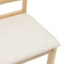 Sillas de comedor con cojines 2 uds madera maciza caucho by , dining chairs - Ref: Foro24-4102403, Price: 114,96 €, Discount: %